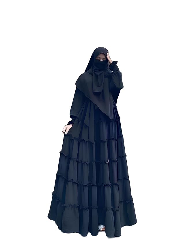 NR Vandana Premium Design Burqa for Women & Girls, All Occasions (S) - Image 3