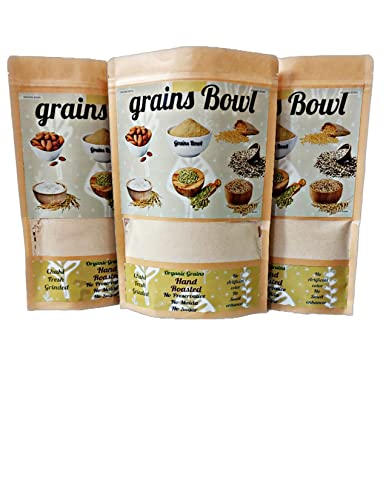 grains Bowl Hand Roasted multi grains health mix powder for Kids and Adults (NO COOKING NEEDED) Roasted Cereals & Pulses Powder, Chatua, Sathu maavu, Porridge Mix (Cardamom/Elaichi Flavour, 1 kg) - Image 11