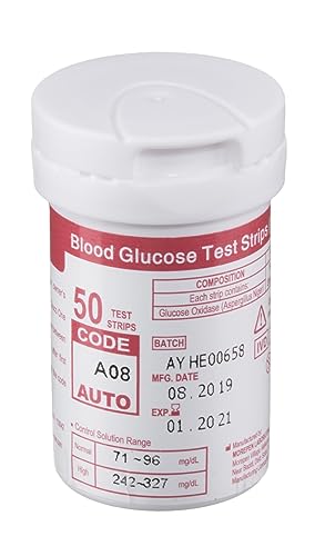 Dr. Morepen BG-03 Blood Glucose Test Strips, 50 Strips (Black/White)(Only Strips, No Glucometer) - Image 3