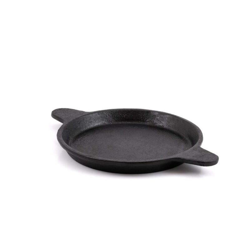 GONATURS Cast Iron Cookware-Tawa for Dosa/Fish Fry/Chapati/Roti/Naan. Dosa Tawa, Dosa Kallu, Dosa Chatti, Iron Tawa. Healthy Cast Iron tawa-Gas and Induction Compatible.(Black) 9Inch