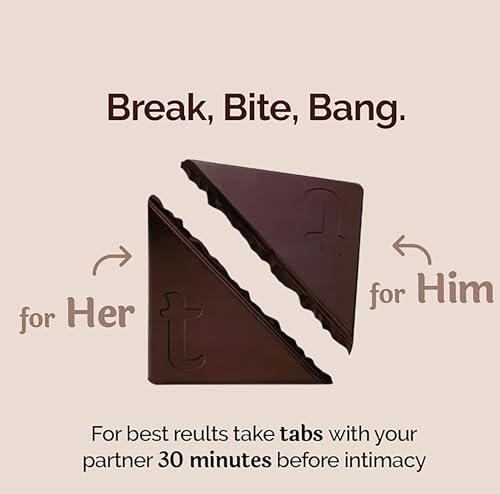 Tabs Dark Chocolate Bars for Couples I Romantic Gift Pack to Ignite Love & Mood | Perfect for Honeymoon, Birthdays & Valentine's Day (Dark Chocolate-Pack of 1) - Image 4