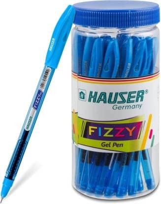 Hauser Fizzy Gel Pen Jar Pack - Blue Ink