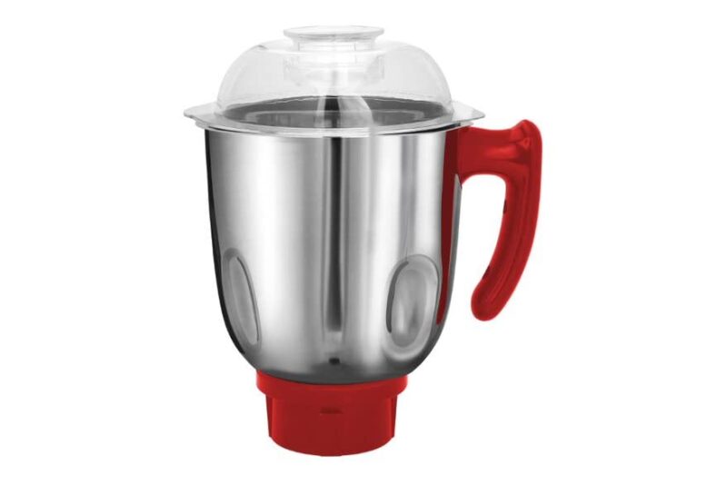 Maharaja Whiteline Ultramax Elite Mixer Grinder with 4 Jars, Long Lasting Performance with 800 Watt Motor | Vacuum Feet | Overload Heat Protector | 5 Year Motor Warranty (Red) Plastic - Image 2
