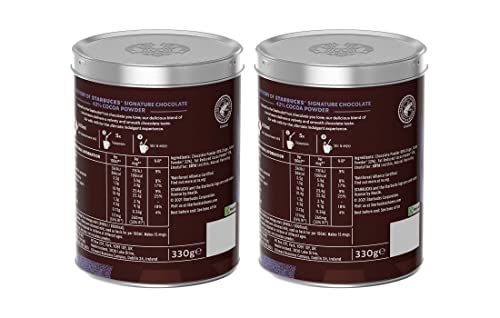 Starbucks Signature Chocolate 42% Velvety &Smooth Cocoa Powder TIN 330G - Image 6