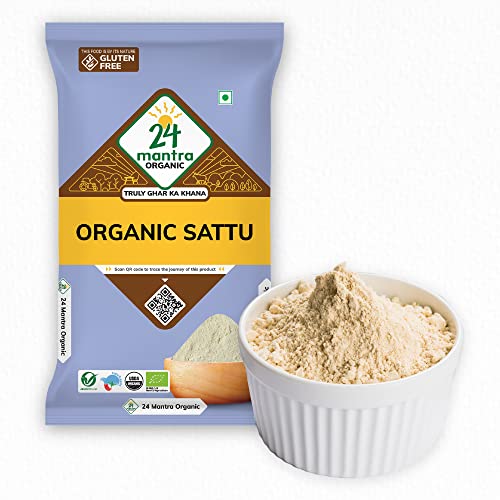 24 Mantra Organic Sattu Atta - 500gms | 100% Organic | Chemical Free & Pesticides Free | Roasted Chickpeas - Image 8