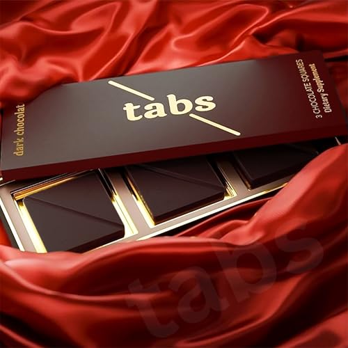 Tabs Dark Chocolate Bars for Couples I Romantic Gift Pack to Ignite Love & Mood | Perfect for Honeymoon, Birthdays & Valentine's Day (Dark Chocolate-Pack of 1) - Image 3