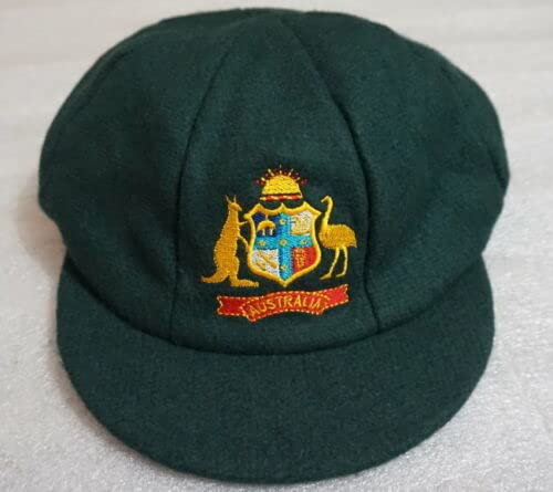 Australia Test Cricket Cap Melton Woollen Baggy Green traditional County Cap Unisex - Image 3