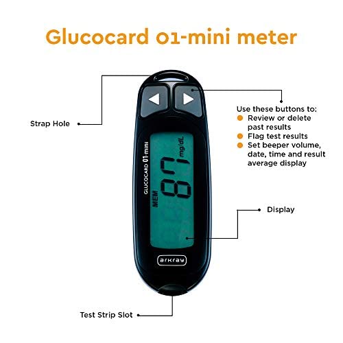 ARKRAY Max 01 Mini Blood Glucose Monitor with 20 Strips | Japanese Technology - Image 3