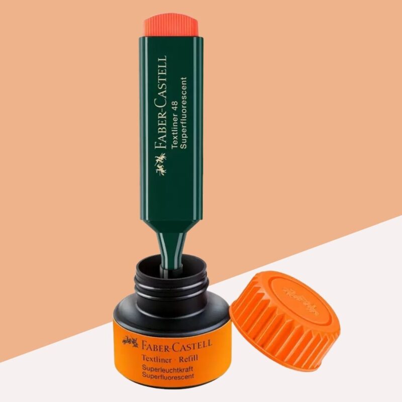 Faber-Castell Textliner Automatic Refill - Orange ( Pack Of 1 )