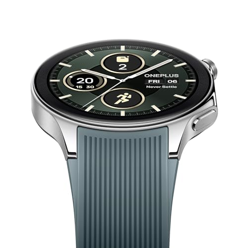 OnePlus Watch 2 with Wear OS 4,Snapdragon W5 Chipset,Upto 100Hrs Battery Life,1.43'' AMOLED Display,Stainless Steel & Sapphire Crystal Build,Dual Frequency GPS,5 ATM,IP68 & BT Calling (Radiant Steel) - Image 5