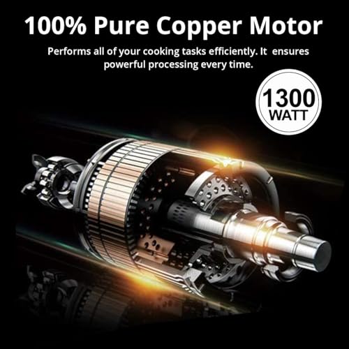 INALSA Stand Mixer 1300W With Digital Preset Option| Pure Copper Motor| 5.3L SS Bowl|Metal Gears for Extra Durability |Accessories Included|Dishwasher Safe | Flour Kneading (Esperto Lx) - Image 8