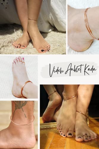 VIDEH Health Benificial Pure Copper, Tube Design Adjustable Anklet Kada Leg Kada, 4-8 Inch Diameter for Men and Women (Pure Copper Anklet KadaPACK of 1) - Image 6
