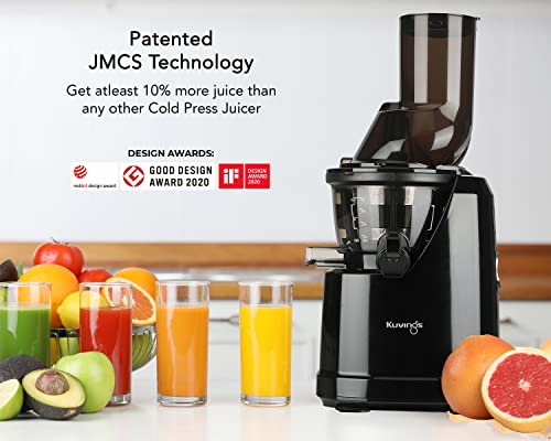 kuvings B1700 Professional Cold Press Whole Slow Juicer, Patented Jmcs Technology For 10% More Juice, Longest Warranty 12 Years (Phantom Black Juicer), 240 Watts, Pack of 1 - Image 6