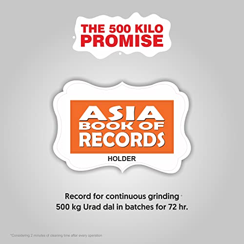 Preethi Plastic Galaxy Mg225 Mixer Grinder, 750 Watt, Pink, 3 Jars, Vega W5 Motor with 5Yr Warranty & Lifelong Free Service, 750 Watt - Image 4