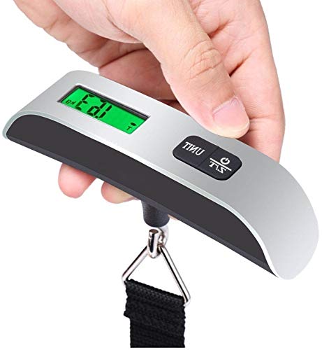 ADDCART Plastic 50 Kg Digital Luggage Scale with LCD Display Backlight Temperature Sensor and Tare Function Weighing Scale(Silver Color) - Image 7