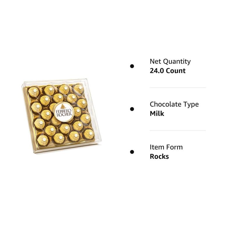 Ferrero Rocher Premium Chocolates 24 Pieces, 300 gm (Pack of 4) - Image 3