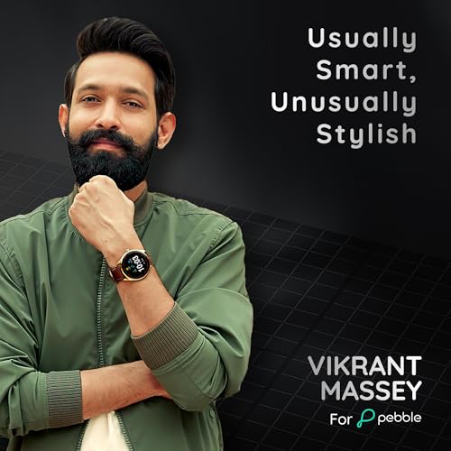 Pebble Royale Legend 1.43" AMOLED Display, Slimmest Design, Bluetooth Calling, Premium Built, Always On Display, Multi Sports Mode, Health Suite, Smart Calculator (Brown) - Image 6