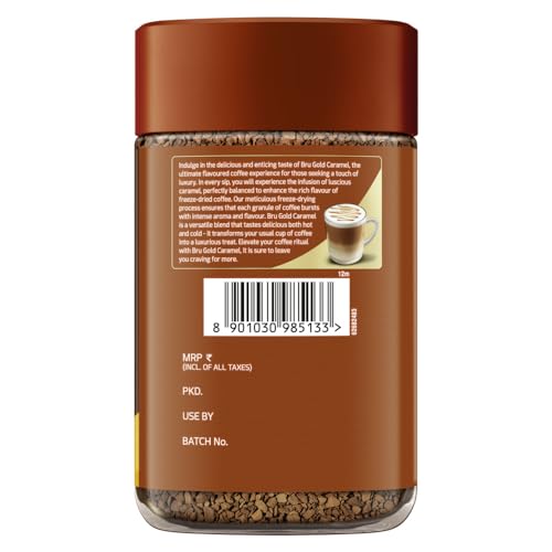 Bru Gold Vanilla 100gram | Premium Freeze Dried Coffee | Aromatic Flavoured Instant Coffee | Makes 80 cups |Powder|Jar - Image 8