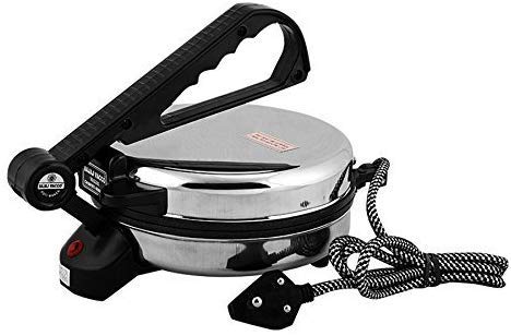 BAJAJ VACCO Go-Ezzee Chapati/Roti/Khakhra Maker C-02 Wattage 900, Stainless Steel, Black, 900w - Image 8
