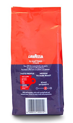 4x LAVAZZA IL Mattino Vivace 100% Pure Filter Ground Coffee Powder, (Pack of 4 - 200g each) - Image 3