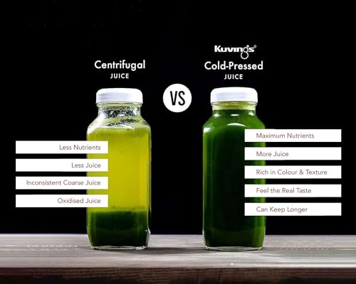 Kuvings B1700 Red Professional Cold Press Whole Slow Juicer with Smoothie & Sorbet Attachments Included, Patented JMCS Technology for 10% More Juice, 12 Years Warranty, All-in-1 Fruit & Vegetable Juicer, Home Service Across India (Red Juicer + Smoothie & - Image 5