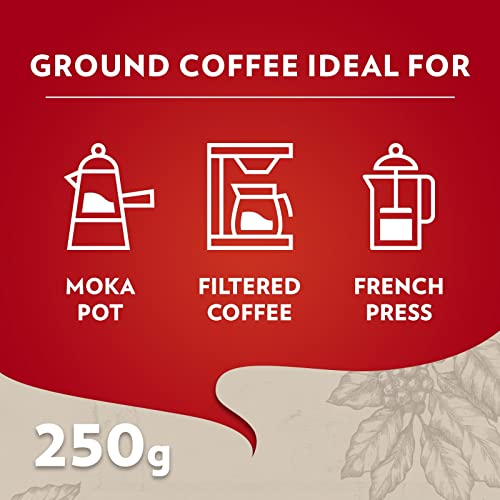 4x Lavazza Qualita Rossa Ground Coffee Pouch, (Pack of 4 - 250 g each) - Image 8