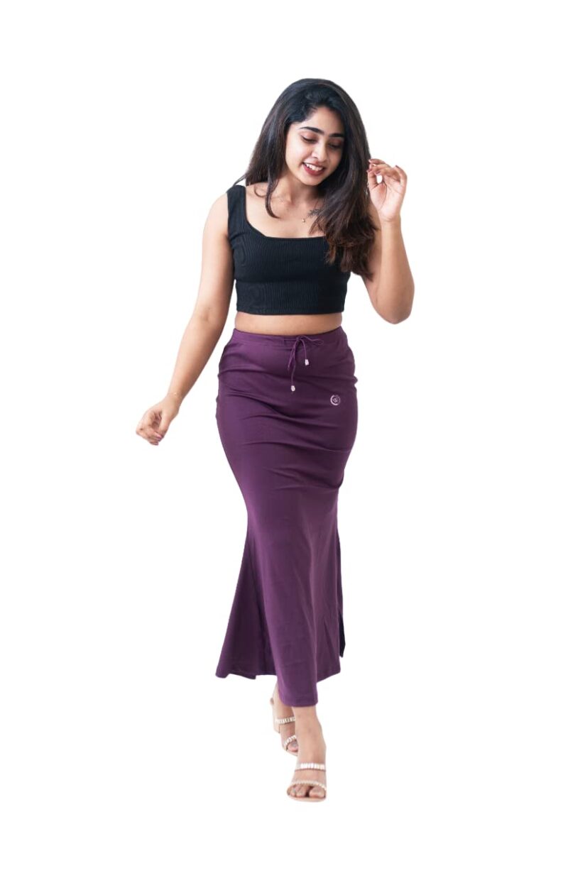 COOL WHITE Saree Shapewear for Women with lace Shorts - Body Shaper Petticoat | Shape Wear Dress | Party & Traditional Saree Shapewear | Saree Shaper | Underskirt Shorts | Saree Shapewear Combo - Image 2