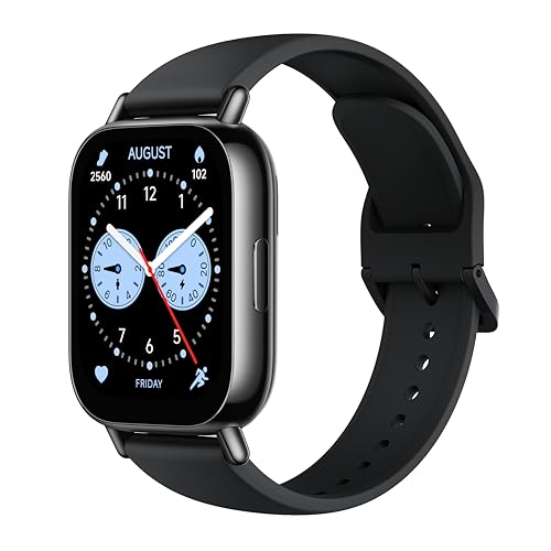 Redmi Watch 5 Lite, 1.96" Amoled, Advanced in-Built GPS, 5 ATM, 18 Day Battery, Bluetooth Calling with AI Noise Reduction, Always on Display, Black