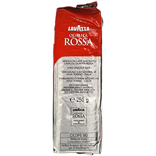 4x Lavazza Qualita Rossa Ground Coffee Pouch, (Pack of 4 - 250 g each) - Image 4