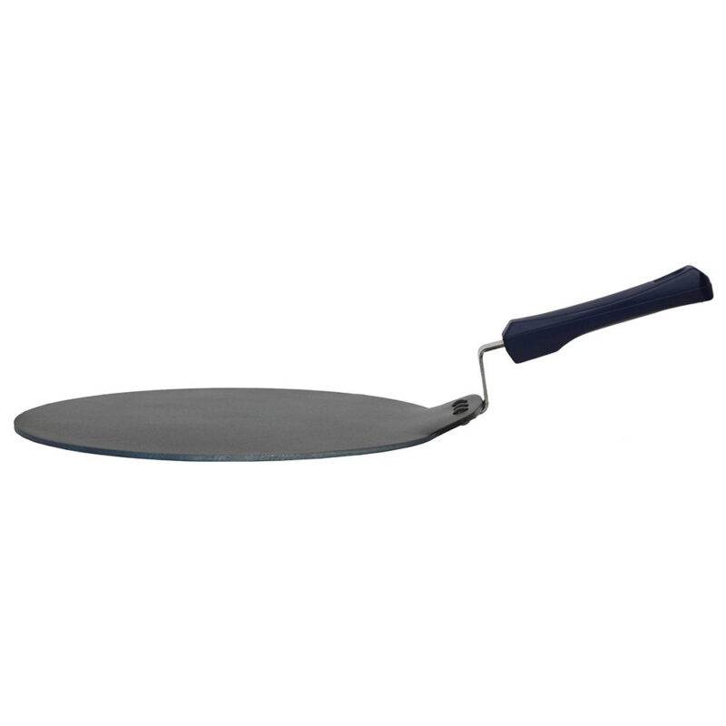 Wonderchef Reva Flat Aluminum Nonstick Dosa Tawa | 28cm Non Stick Tawa | 4mm | Black - Image 5