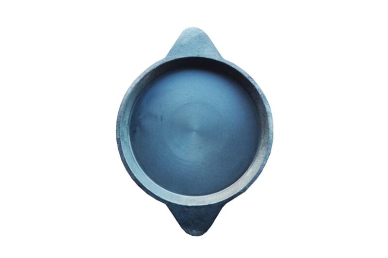 SAT Cast Iron Cookware Pre-Seasoned Tawa - 10 inches (25.4 cm) / Black/Edges Raised, Weight- 1.5 kg. Approx Flat (Ready to use) Induction Compatible