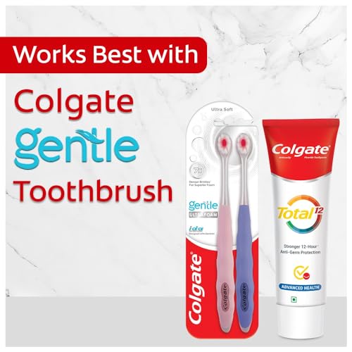 Colgate Total 300gm (2 x 150gm) Advanced Health Antibacterial Toothpaste, Tooth Paste with 12-Hour Anti-Germ Protection, Whole Mouth Health, World's No. 1* Germ-fighting Toothpaste (Combo Pack Offer) - Image 3