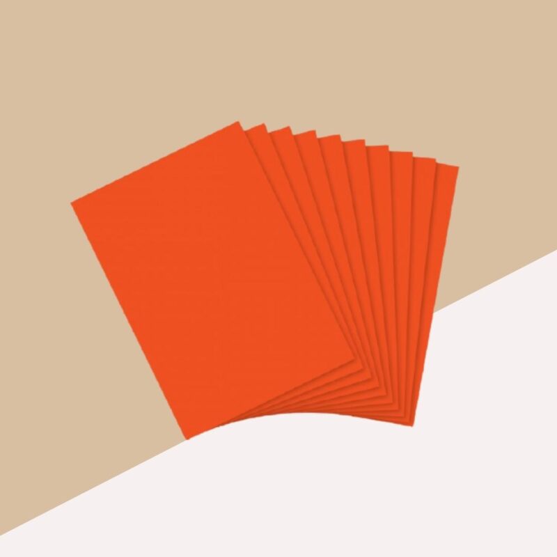 A4 Multipurpose Pastel Paper - Orange ( Pack of 20 )