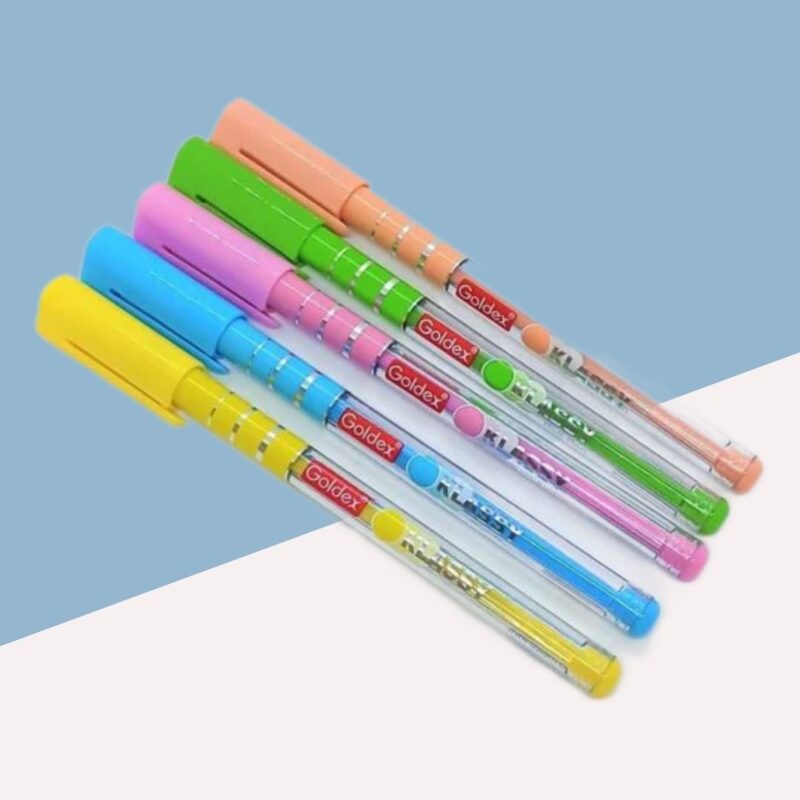 Goldex Klassy Ball Pen β Blue ( Pack of 5 )