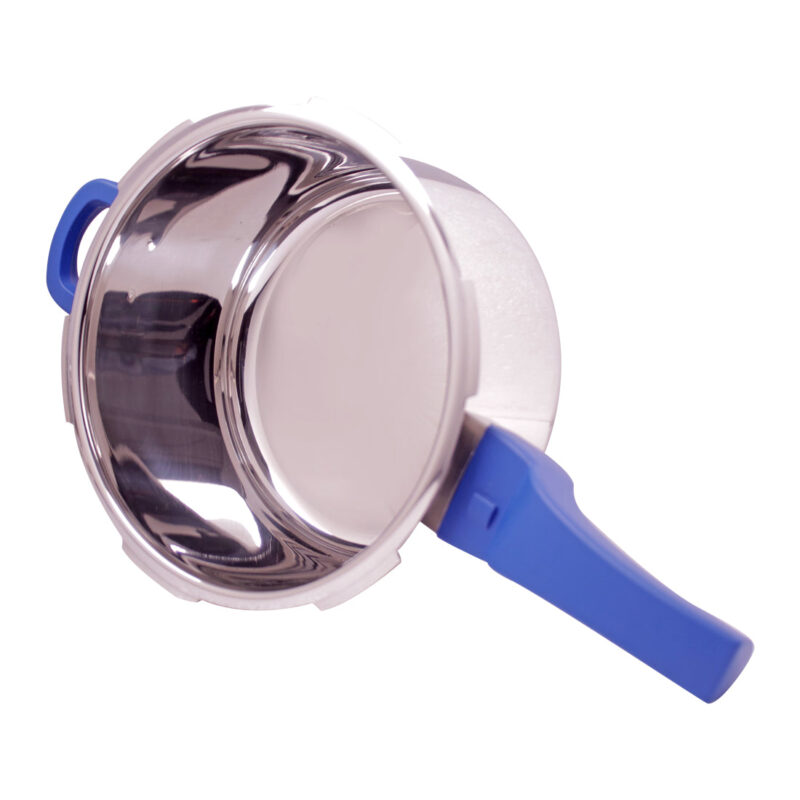 Nigella Induction Base 7L Stainless Steel Pressure Cooker with Outer Lid, Blue - Image 3