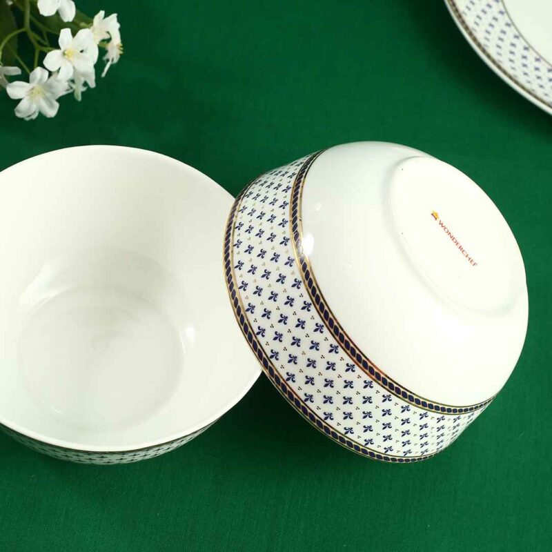 Sicilia Fine Bone China 6" Serving Bowl - Royal Blue - 1 Pc - Image 3