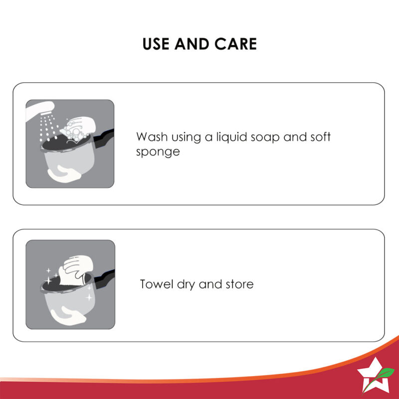 Platinum (2L, 3L & 5L) Pressure Cooker Combo Set, Single valve, Ergonomic cool touch handles, Durable body, - Image 4