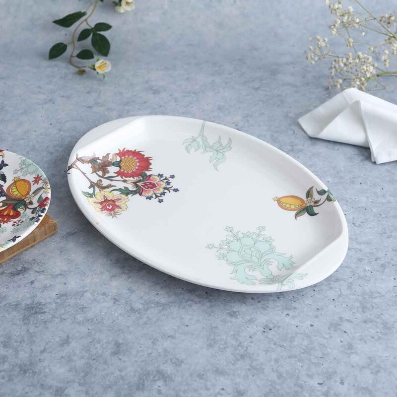 Venice Red Dinner Set of 31 Pcs | 100% Food Grade Melamine | Elegant | Break & Stain Resistant | Designer Dinnerware - Image 4