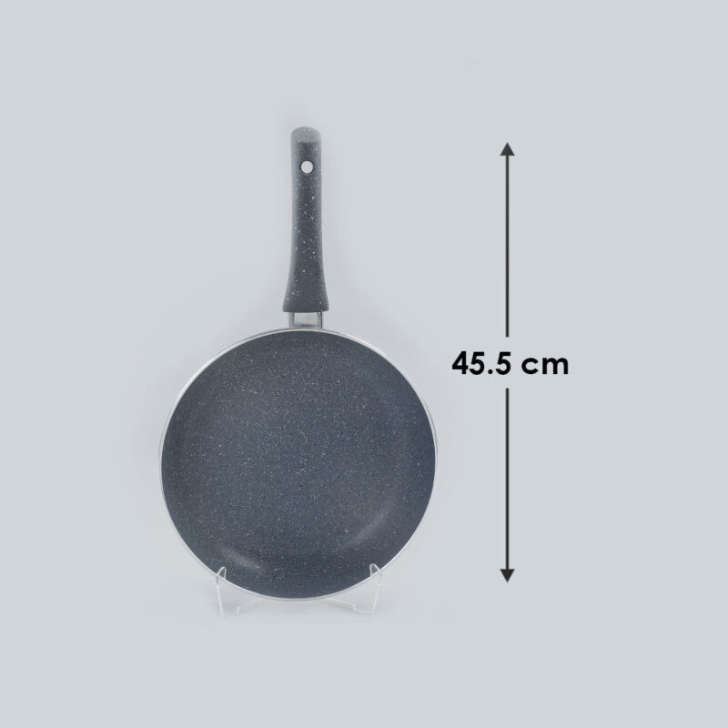Wonderchef Renewed Granite 26cm Non-Stick Fry Pan | 2L | 5 Layer PFOA Free Non-Stick Coating | Compatible with Hot Plate, Hobs, Gas Stove, Ceramic Plate and Induction Cooktop - Image 4