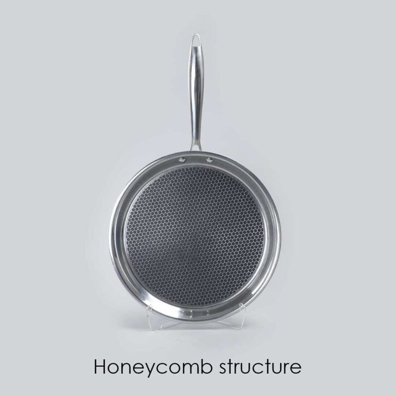 Wonderchef Renewed Stanton Stainless Steel 30 cm Nonstick Dosa Tawa | Non Stick Tawa | 2.5 mm | Black - Image 5