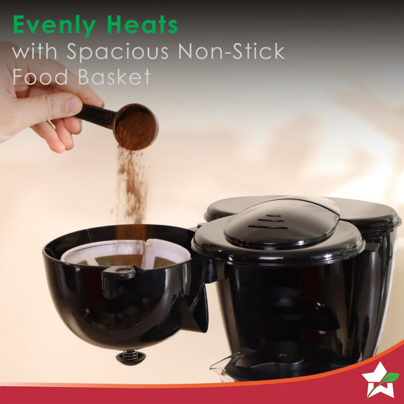 Onyx Brew Coffee Maker, Borosilicate Glass Carafe, Anti-Drip System, Fitered Water Drip Coffee Tank, 2 Years Warranty - Image 3