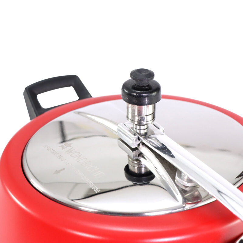 Regalia Induction Base 5L Pressure Cooker with Inner Lid, 2 Years Warranty, Red - Image 3