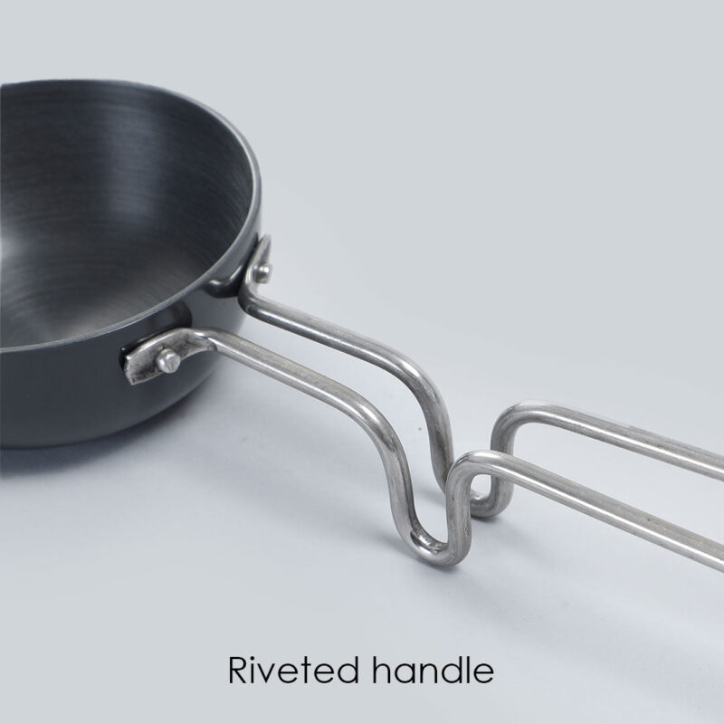 Aluminium Hard anodized Tadka Pan Large - Image 3