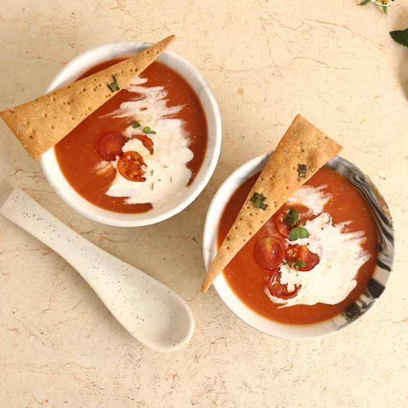 Teramo Stoneware Soup Bowl - Marble White (Set of 2) - Image 3