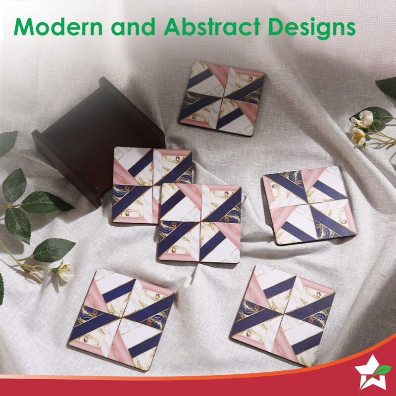 Regalia Pronto Coffee Maker + Coaster Set Gift Combo | Brew Coffee Machine | 6 Cups of Coffee in One Go | Set of 6 Coasters | Abstract Design | 2 Year Warranty on Coffee Maker - Image 3