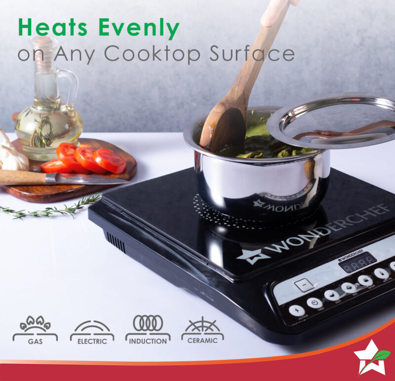 Nigella Tri-ply Stainless Steel 18 cm Cooking Pot | 2.6mm Thickness | Silver - Image 4