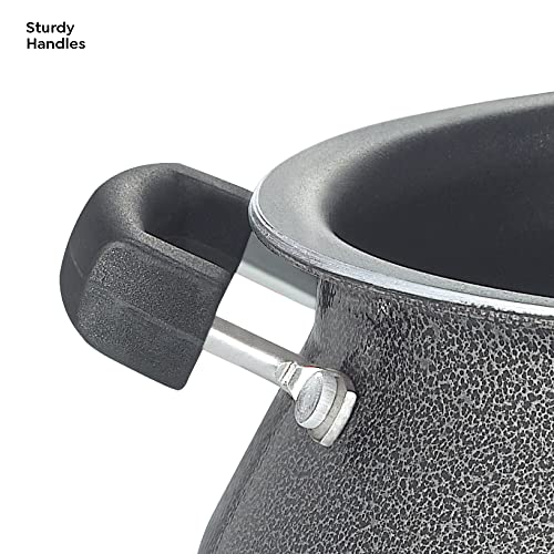 Prestige Omega Select Plus Mini Handi with SS lid, Aluminium, Black - Image 2