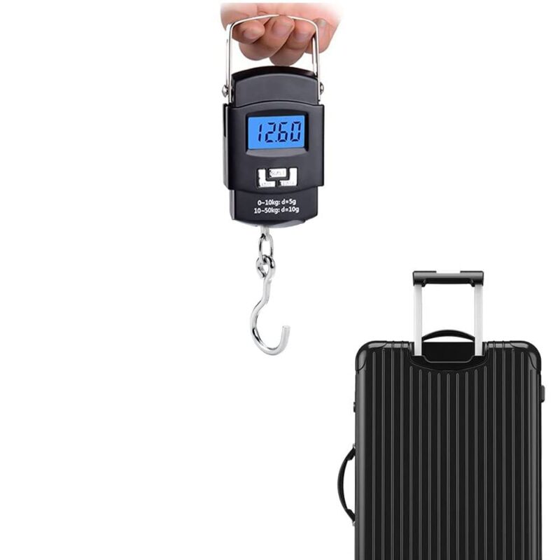 Waico Portable Electronic Weighing Scale | Digital Led Screen with Metal Hook | Weight Machine for Travel Luggage, Baggage 50 kg Weighing - Image 7
