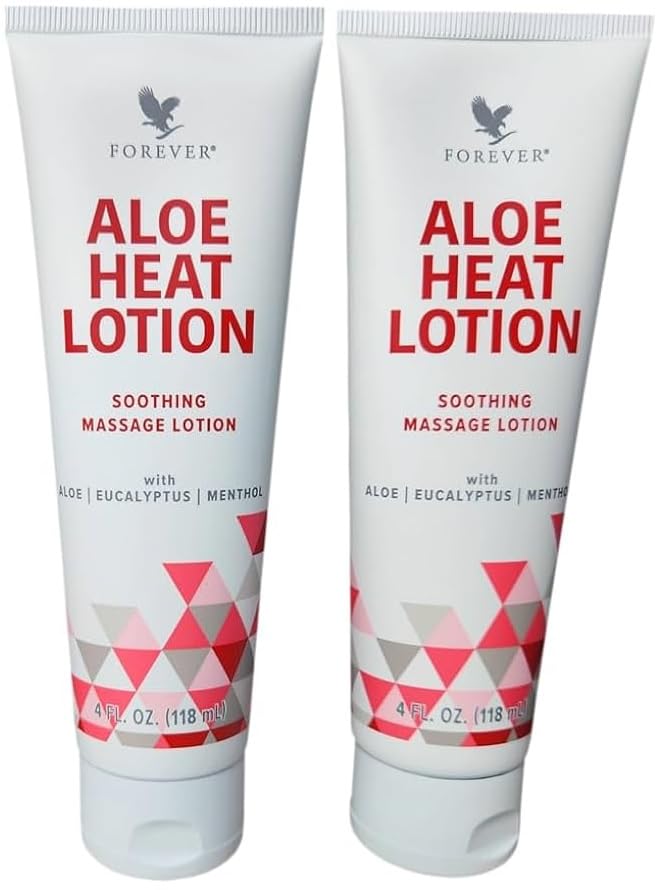 Forever Aloe Heat Lotion Combo - 118 ml. (Pack of 2)