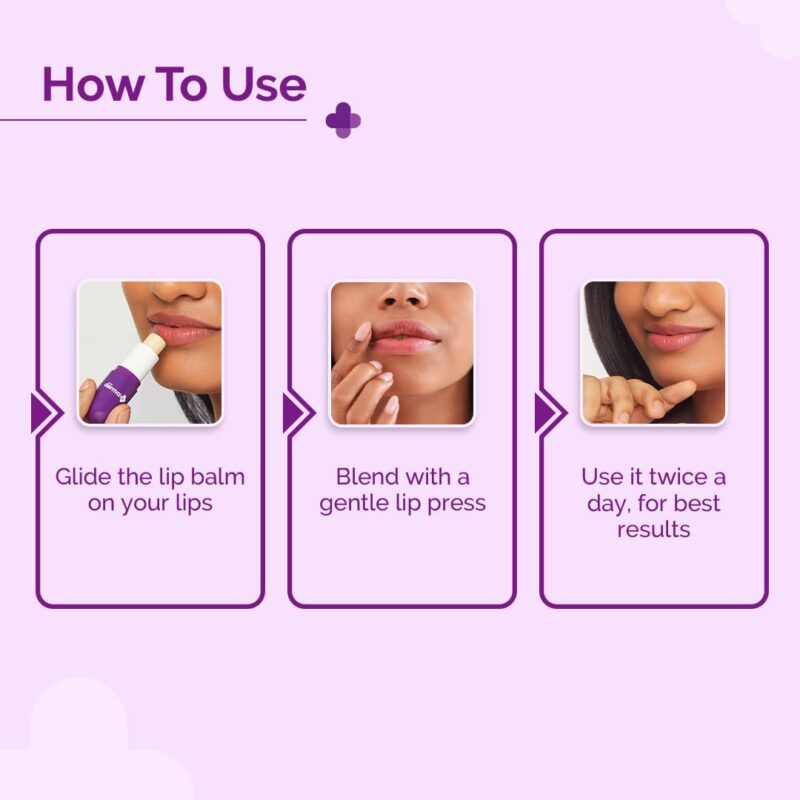 The Derma Co 1% Vitamin C Brightening Lip Balm with SPF 50 PA +++ I With Niacinamide & Hyaluronic Acid | Reduce Lip Pigmentation | Protects From Sun Damage | For Dark, Pigmented, Dry Lips | 4.5g - Image 7